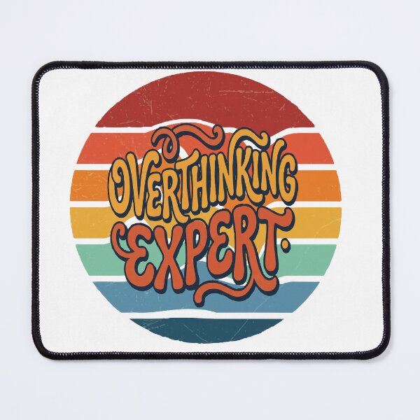 Item preview, overthinking expert - vintage retro Distressed graphic designed and sold by THeAbraStore.