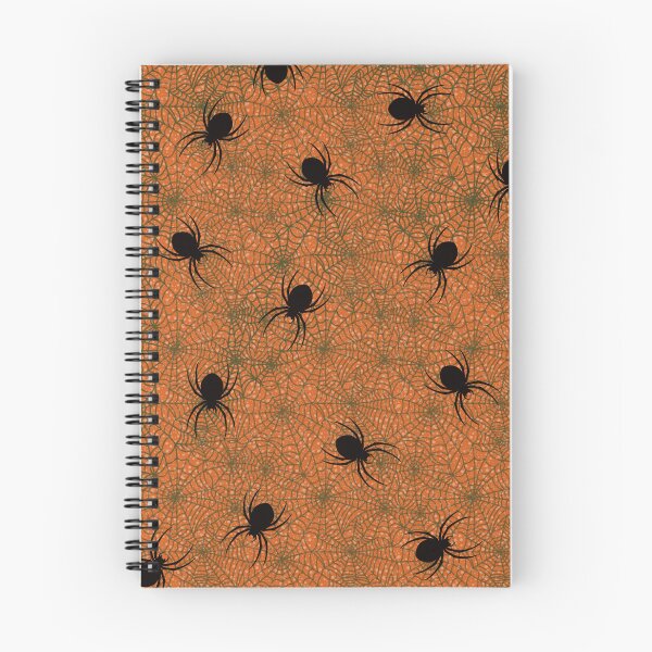 Item preview, Halloween Spider Web Pattern in Orange and Black designed and sold by SweetLilith.
