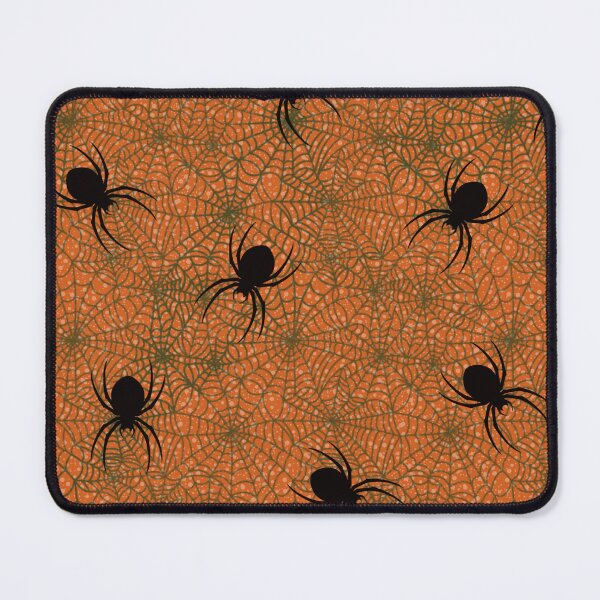 Item preview, Halloween Spider Web Pattern in Orange and Black designed and sold by SweetLilith.