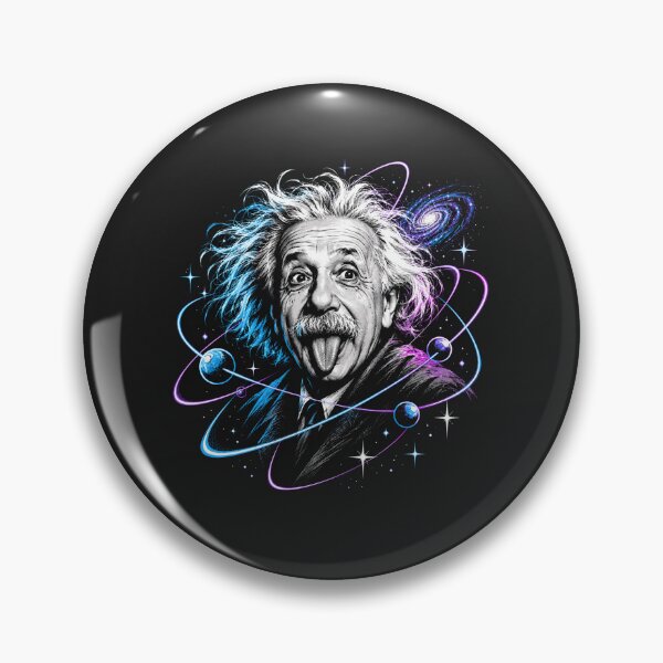 Item preview, Cosmic Genius Einstein Space Science Portrait designed and sold by Owcomm.