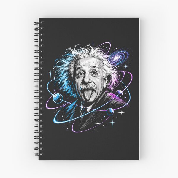 Item preview, Cosmic Genius Einstein Space Science Portrait designed and sold by Owcomm.