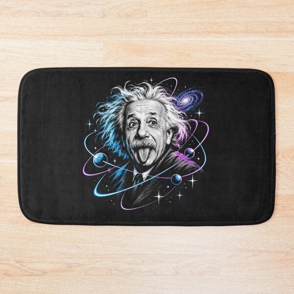 Item preview, Cosmic Genius Einstein Space Science Portrait designed and sold by Owcomm.