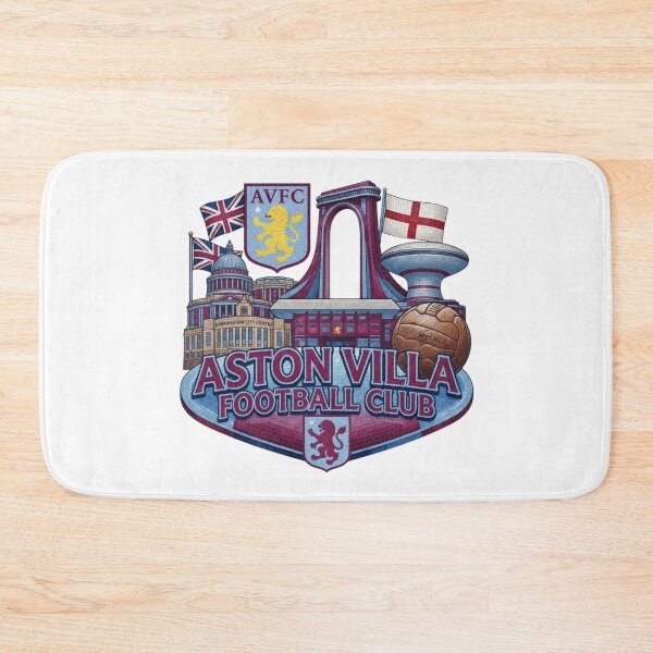 Item preview, Aston Villa Football Club Mosaic Heritage Art designed and sold by annaarthk.