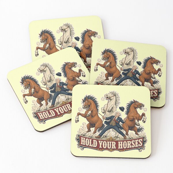 Item preview, Hold Your Horses – Vintage Victorian Wild Stallions Idiom designed and sold by SVox.