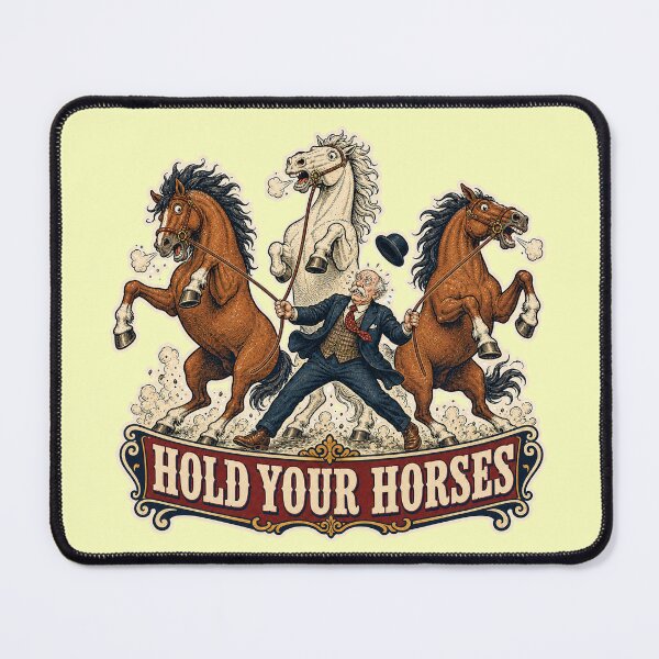 Item preview, Hold Your Horses – Vintage Victorian Wild Stallions Idiom designed and sold by SVox.