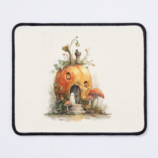 Item preview, Little Ghost at the Pumpkin House designed and sold by Helenaphotoart.