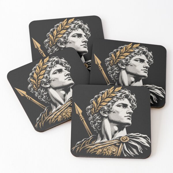 Item preview, Ancient Macedonian King With Golden Laurel Wreath designed and sold by Owcomm.
