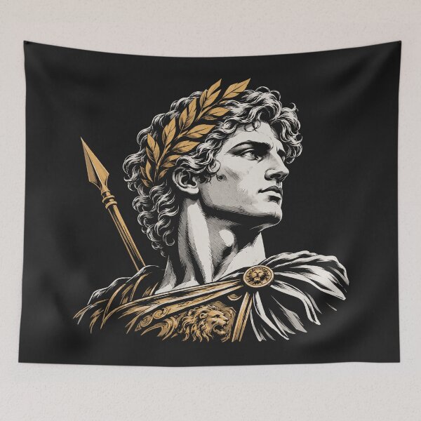 Item preview, Ancient Macedonian King With Golden Laurel Wreath designed and sold by Owcomm.