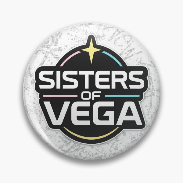 Item preview, SISTERS OF VEGA ✨ Logo Classic (Pink/Turquoise) ©️ Simone Morana Cyla designed and sold by CYLA WORLD | Official Shop.