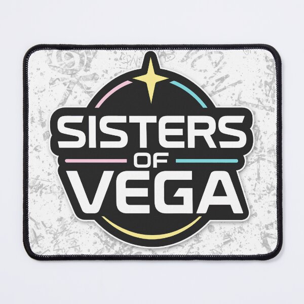 Item preview, SISTERS OF VEGA ✨ Logo Classic (Pink/Turquoise) ©️ Simone Morana Cyla designed and sold by CYLA WORLD | Official Store.
