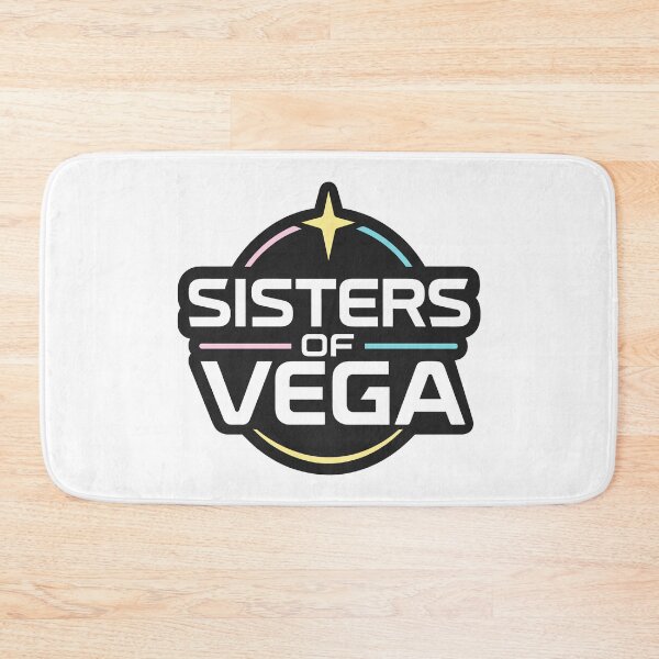 Item preview, SISTERS OF VEGA ✨ Logo Classic (Pink/Turquoise) ©️ Simone Morana Cyla designed and sold by CYLA WORLD | Official Shop.