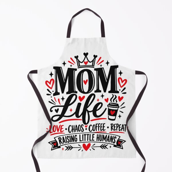 Item preview, Mom Life Raising Little Humans Funny Motherhood Typography designed and sold by CurrentPhase.
