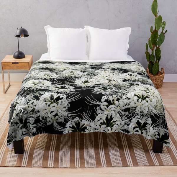 Item preview, White Spider Lily Floral Nature Pattern designed and sold by Owcomm.