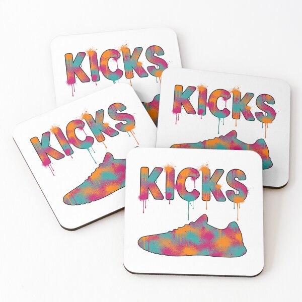 Item preview, Kicks Graffiti Typography Design designed and sold by Imaginarium of Chaos falcon88 .