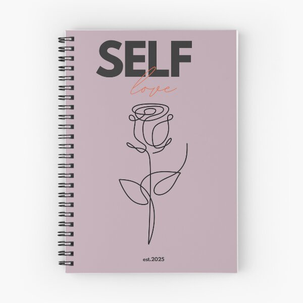 Item preview, Self Love Minimalist Line Art Rose Flower Quote designed and sold by BarakahCrafts.