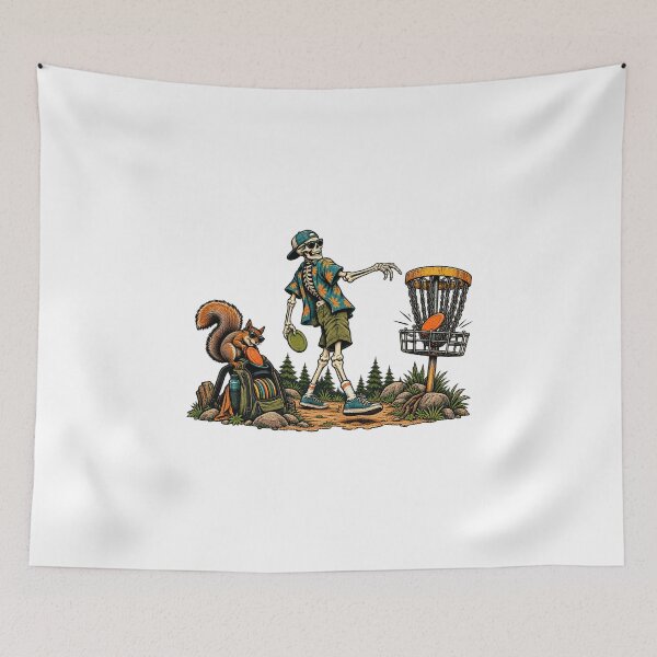 Item preview, Disc Golf Player Outdoor Course Adventure Art designed and sold by AMICO77.