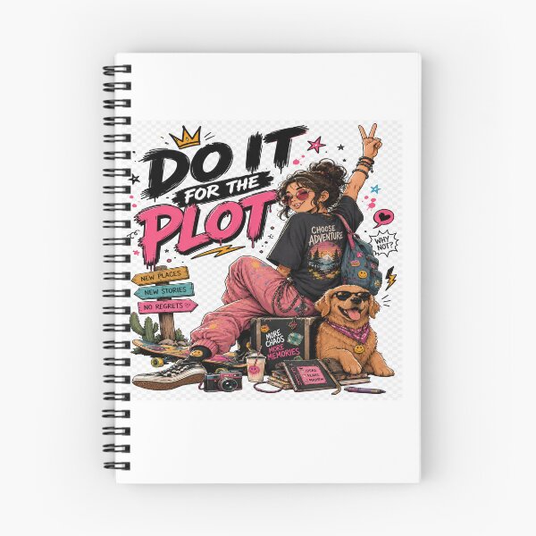 Item preview, Do It for the Plot – Adventure & Travel Funny Quote II designed and sold by Strongermind.