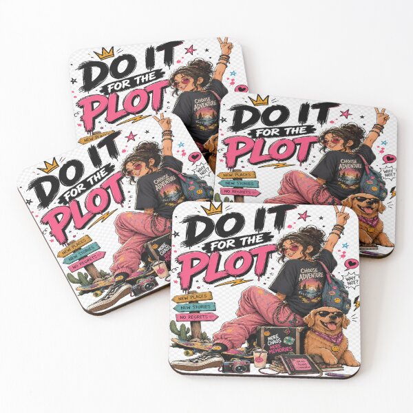 Item preview, Do It for the Plot – Adventure & Travel Funny Quote II designed and sold by Strongermind.