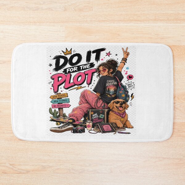 Item preview, Do It for the Plot – Adventure & Travel Funny Quote II designed and sold by Strongermind.