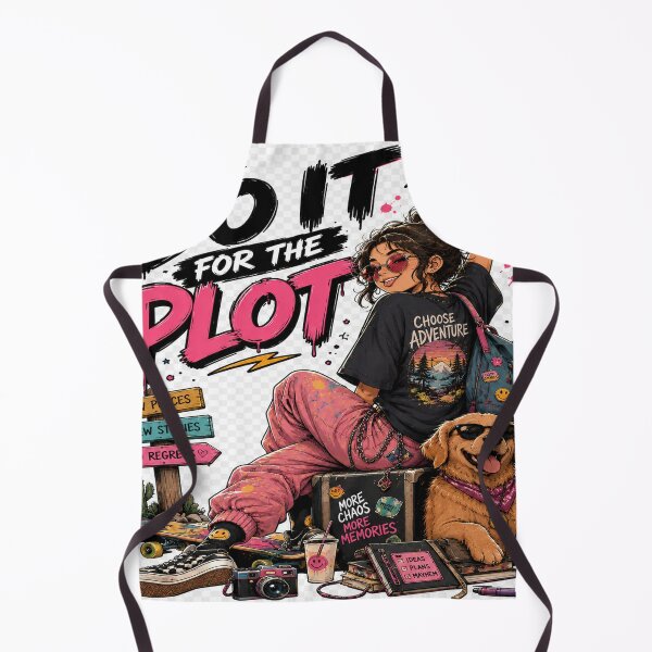 Item preview, Do It for the Plot – Adventure & Travel Funny Quote II designed and sold by Strongermind.