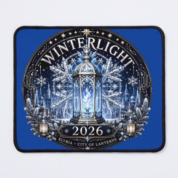 Item preview, Winterlight 2026 Official Emblem designed and sold by Elyria Souvenirs and Gifts.