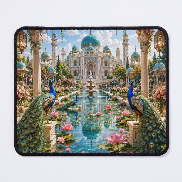 Item preview, Peacocks in the Royal Palace Garden designed and sold by AnjaSarahArt.