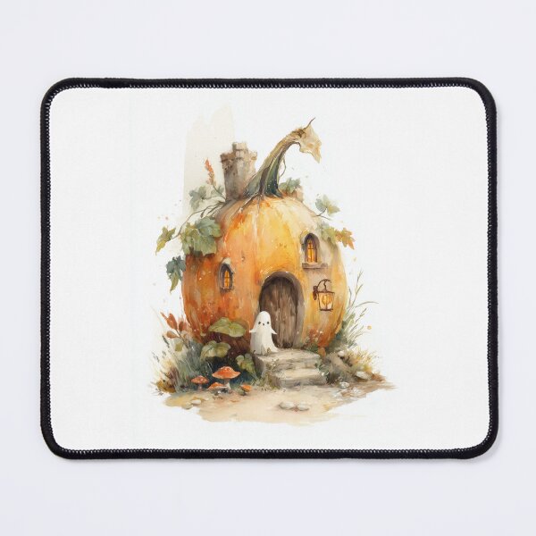 Item preview, Ghost’s Cozy Pumpkin Cottage designed and sold by Helenaphotoart.