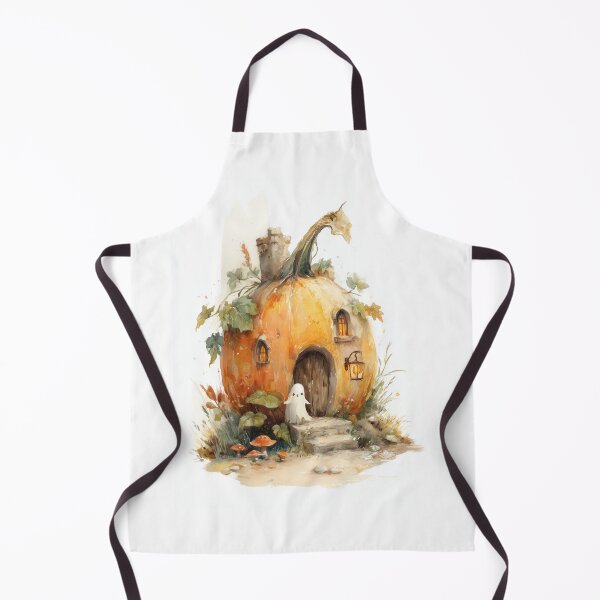 Item preview, Ghost’s Cozy Pumpkin Cottage designed and sold by Helenaphotoart.