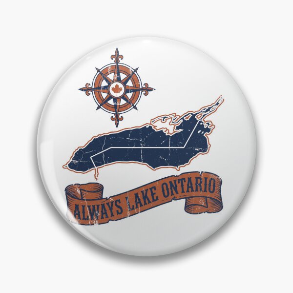 Item preview, Ontario Lake Map designed and sold by Tiffany Roy.