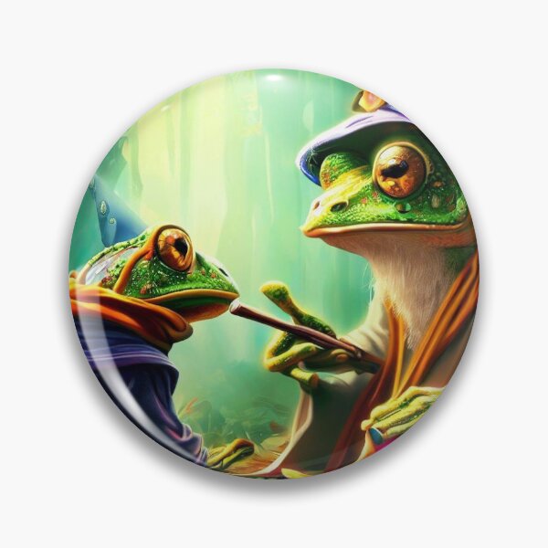 Item preview, Funny Whimsical Frog in Forrest designed and sold by mikaly.