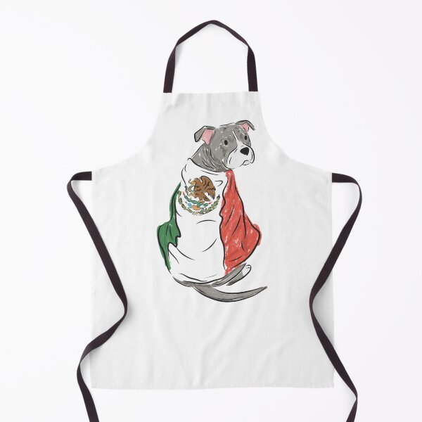 Item preview, Staffordshire wearing Mexico Flag designed and sold by lovemydoggie.