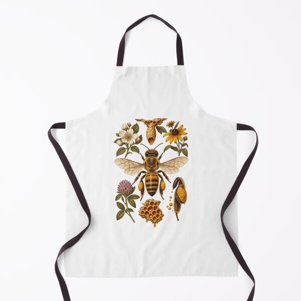 Item preview, Beekeeping Honey Bee and Beekeeper Illustration designed and sold by AMICO77.