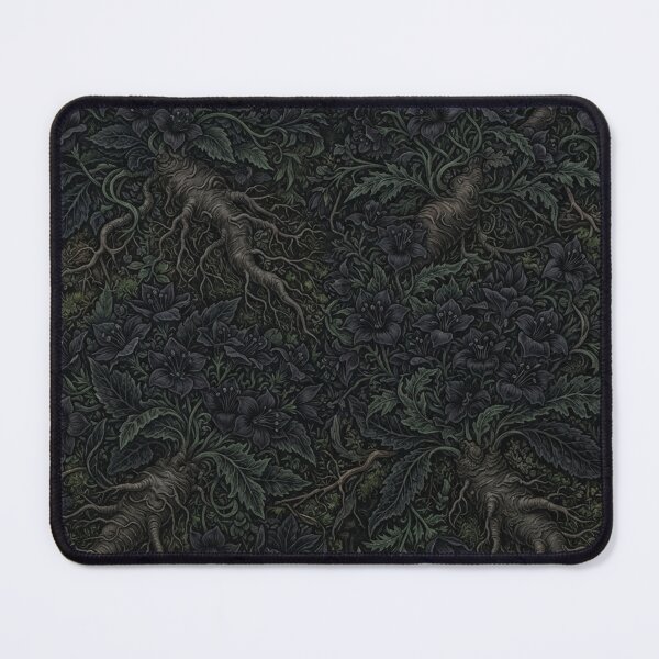 Item preview, Dark Botanical Mandrake Root Pattern designed and sold by Owcomm.