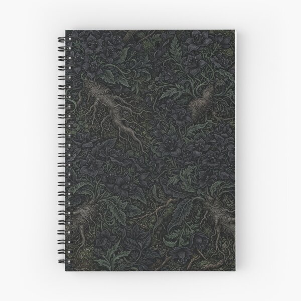 Item preview, Dark Botanical Mandrake Root Pattern designed and sold by Owcomm.