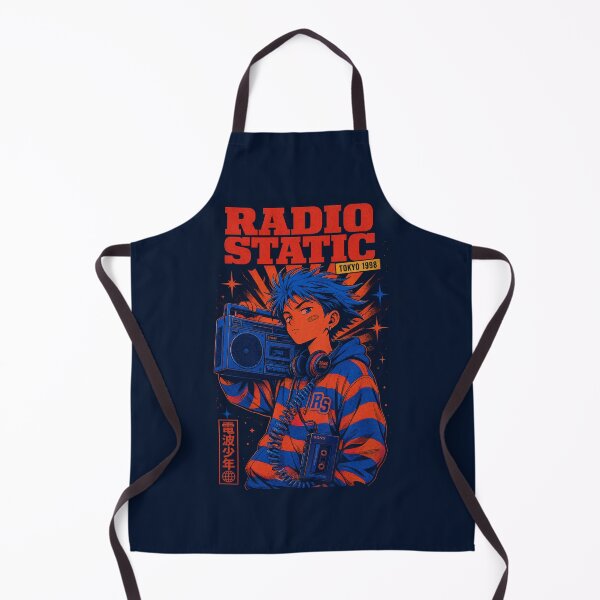 Item preview, Radio Static Tokyo Anime Boombox Dark designed and sold by NullSpacePrints.