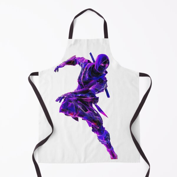Item preview, Neon purple Ninja Warrior Action Pose  designed and sold by LC&LCPlatform.