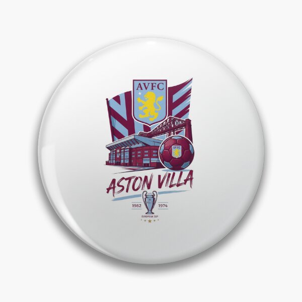 Item preview, Aston Villa 1982 European Cup Heritage Crest designed and sold by annaarthk.