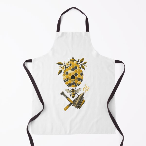 Item preview, Beekeeping Honey Bee and Beekeeper Illustration designed and sold by AMICO77.
