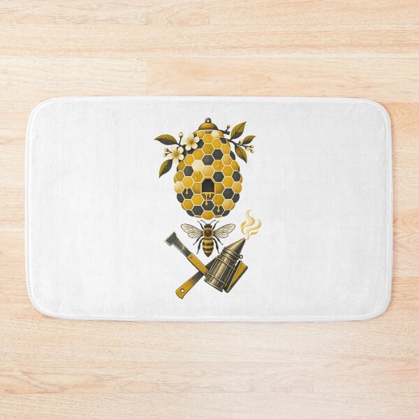 Item preview, Beekeeping Honey Bee and Beekeeper Illustration designed and sold by AMICO77.