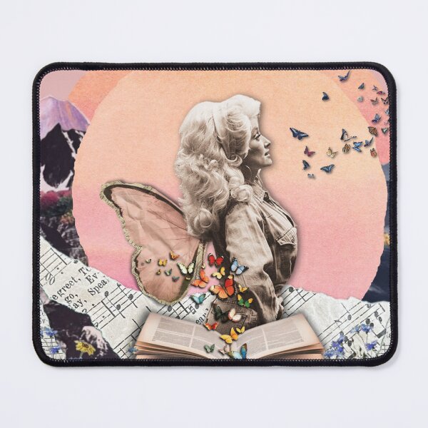 Item preview, Dolly Parton Butterfly Dreams Collage designed and sold by Bratty Inner Child.
