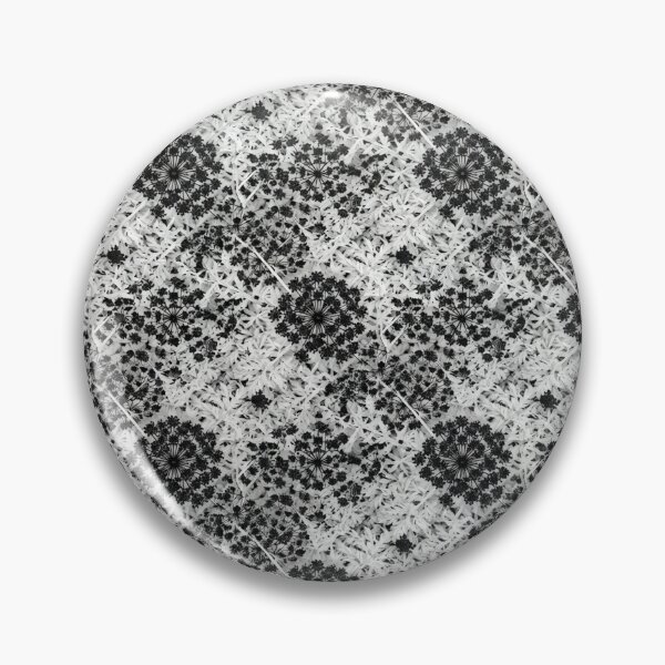 Item preview, Monochrome Queen Annes Lace Floral Garden Pattern designed and sold by Owcomm.