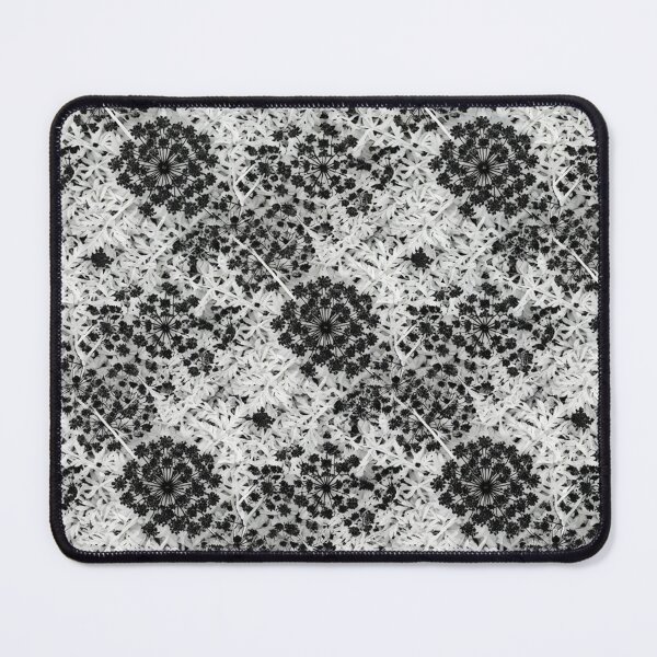 Item preview, Monochrome Queen Annes Lace Floral Garden Pattern designed and sold by Owcomm.