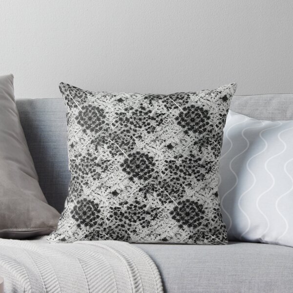 Item preview, Monochrome Queen Annes Lace Floral Garden Pattern designed and sold by Owcomm.
