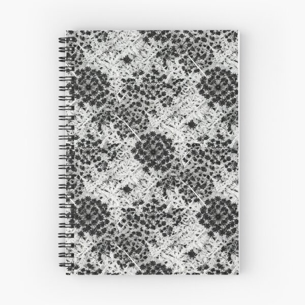 Item preview, Monochrome Queen Annes Lace Floral Garden Pattern designed and sold by Owcomm.