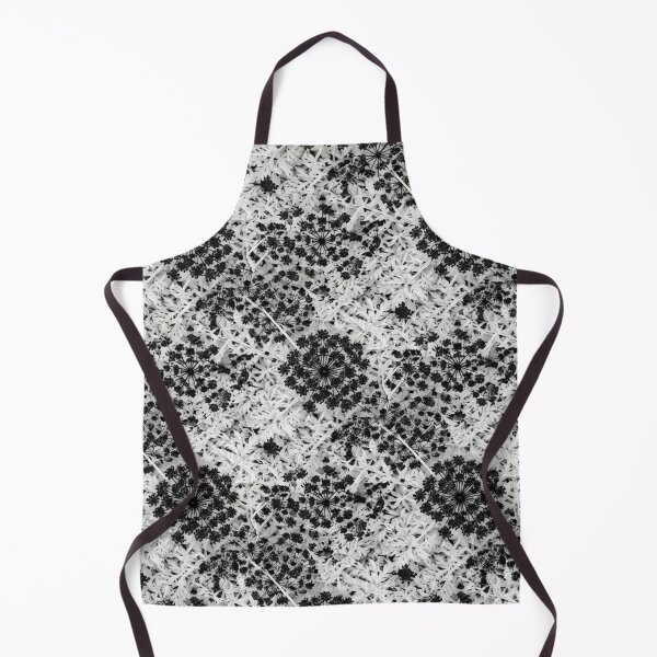 Item preview, Monochrome Queen Annes Lace Floral Garden Pattern designed and sold by Owcomm.