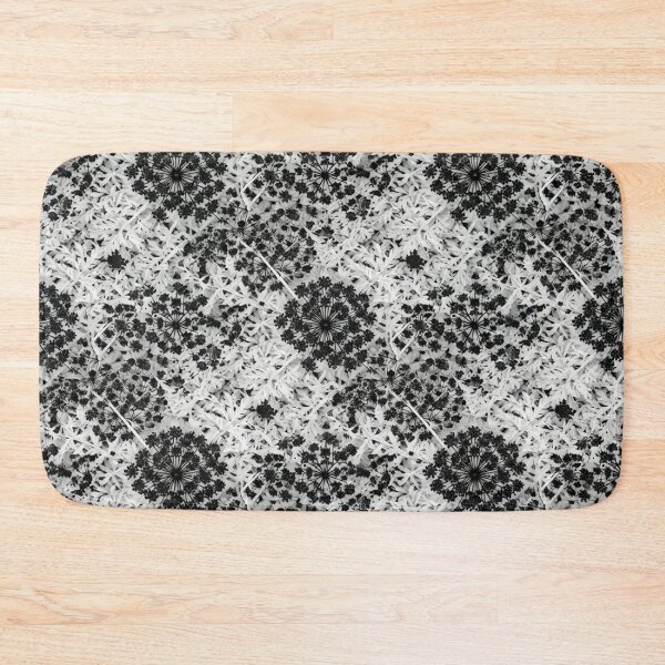 Item preview, Monochrome Queen Annes Lace Floral Garden Pattern designed and sold by Owcomm.