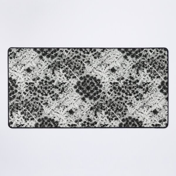 Item preview, Monochrome Queen Annes Lace Floral Garden Pattern designed and sold by Owcomm.