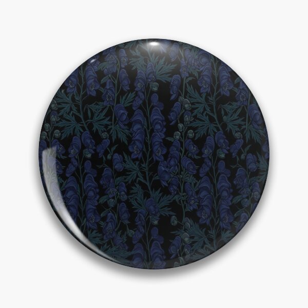 Item preview, Dark Blue Nightshade Botanical Pattern designed and sold by Owcomm.
