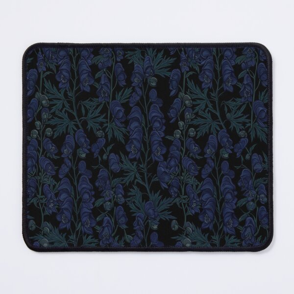 Item preview, Dark Blue Nightshade Botanical Pattern designed and sold by Owcomm.