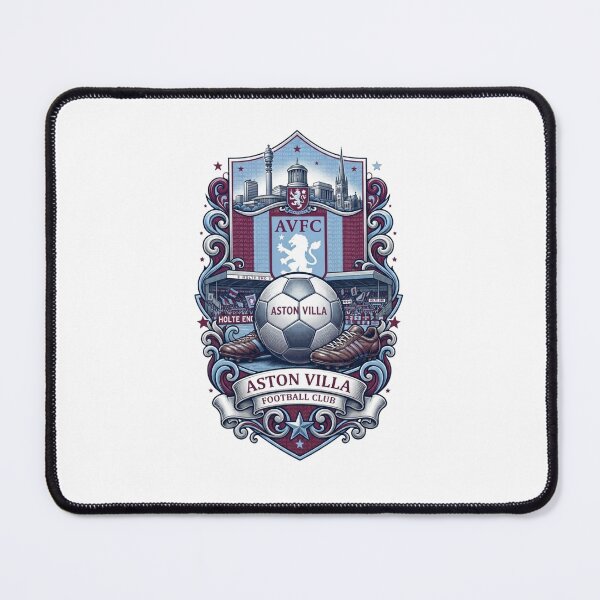 Item preview, Aston Villa Football Crest Retro Vintage Heritage designed and sold by annaarthk.
